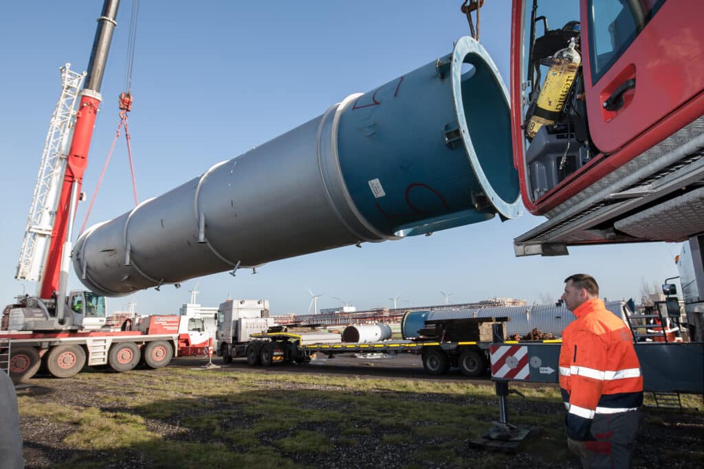 Aufnahme von einer Baustelle