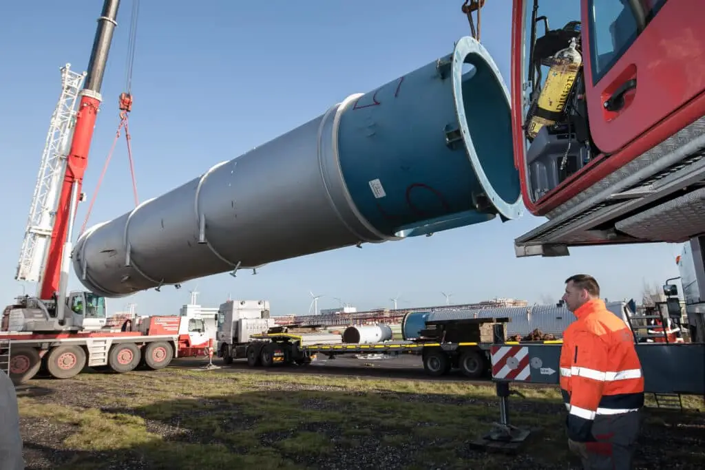 Aufnahme von einer Baustelle