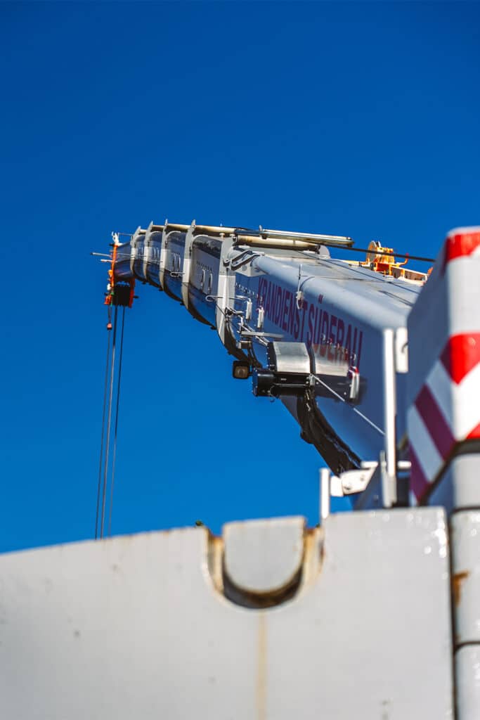 Aufnahme von einem Kran